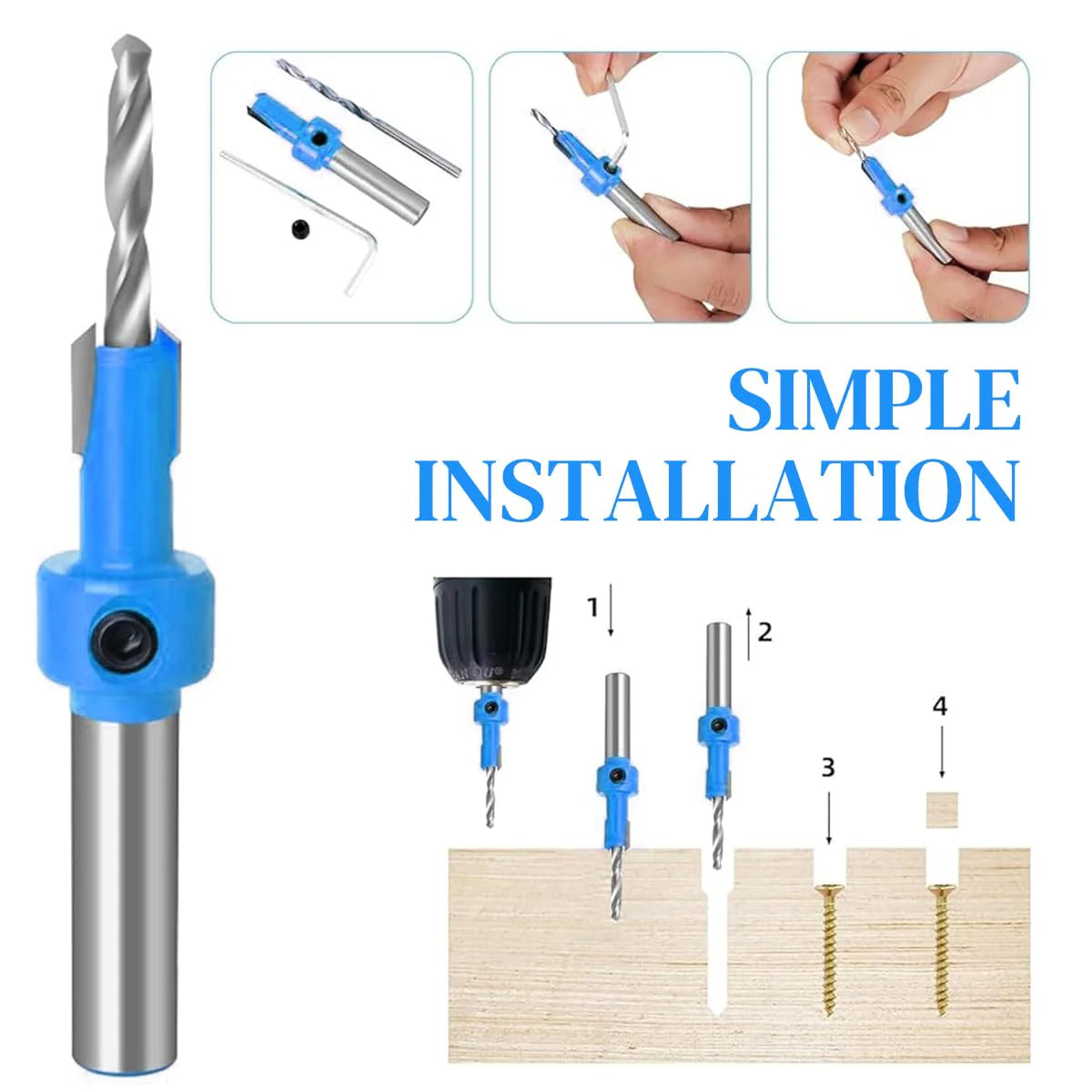 Manual Edge Band Hole Puncher & 10mm Hole Card Punching Tool