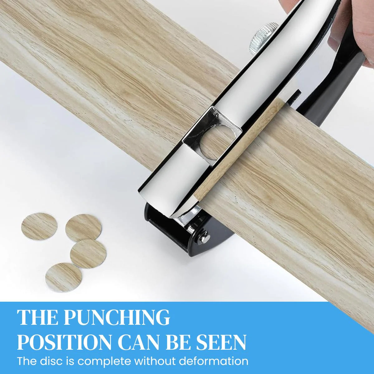 Manual Edge Band Hole Puncher & 10mm Hole Card Punching Tool